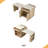 82.6" Fluted Kitchen Island With Extendable Dining Table For 4-6, Island Table For Kitchen With Power Outlet, Kitchen Table With Double-Side Storage-814431576