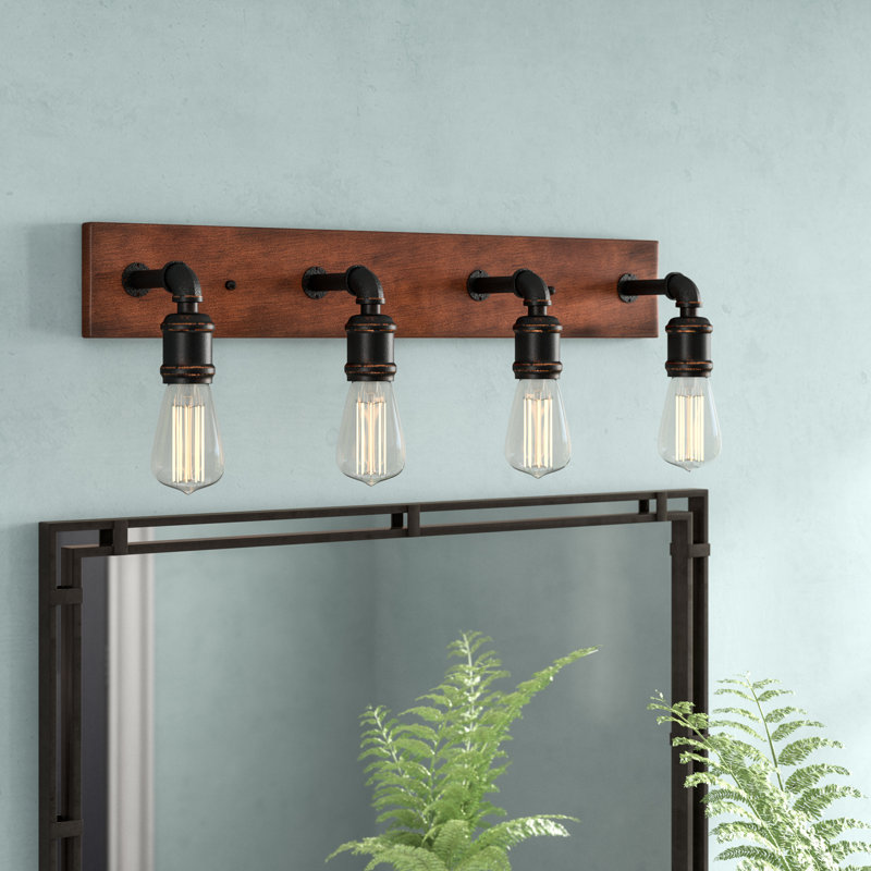 Éclairage pour salle de bain 4 lumières Odacia