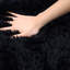 Tapis noir doux à poils longs-6424319-21265673