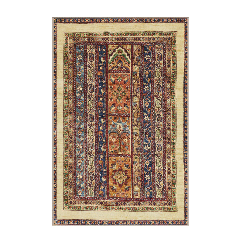 Abstract Indoor Rug, Rectangle 2' x 4'