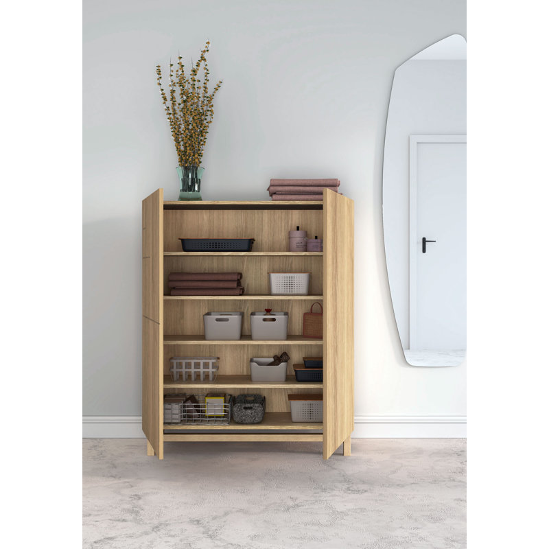 16 Pair Shoe Storage Cabinet