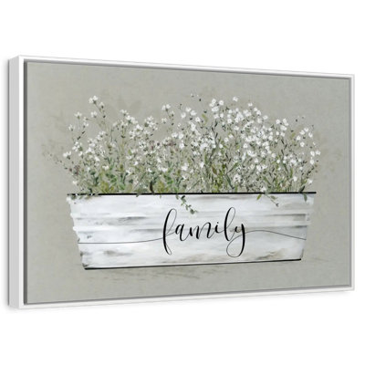 Bouquet Of Grace Bucket Family Wall Sign