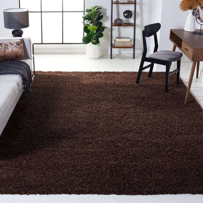 Vandoren Shag Performance Solid Color Rug, Rectangle 5'3" x 7'6"