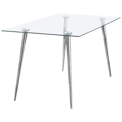 Table de salle à manger Vendas Chrome