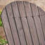 Chaise berçante Malibu Adirondack, bois d'acacia, stable et durable