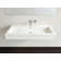 Polymarble 39.3" Wall Mount Bathroom Sink with Overflow