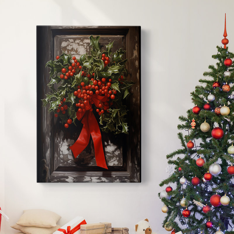 Art des Fêtes de Noël - Toile tendue avec châssis DCLX III, H 48 po x l 32 po