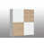 Blanc / brun clair est en rupture de stock
