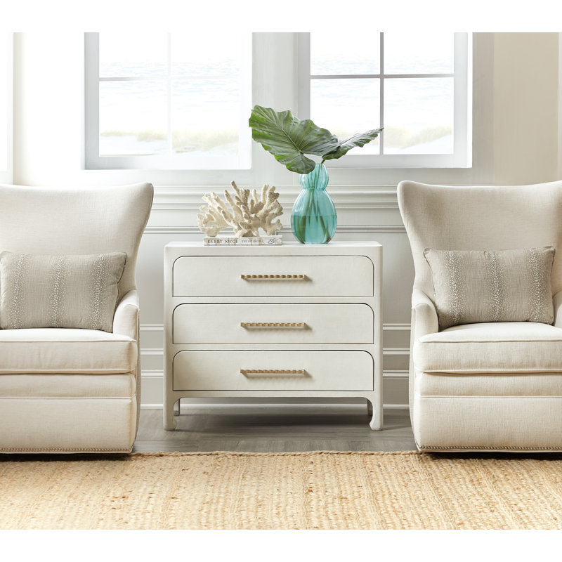 Commode décorative 3 tiroirs Serenity, Beige