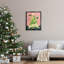 «Meowy Christmas Cat Tree - Floater Frame», impression sur toile-267257724-267257726