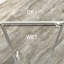 Porte de douche en verre trempé, 34-1 / 8 "x 72", demi-angle, douche de salle de bain, accessoire-123115401