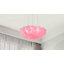 Mercer41 1-light White Lennie Pendant Light With Pink Feather Shade