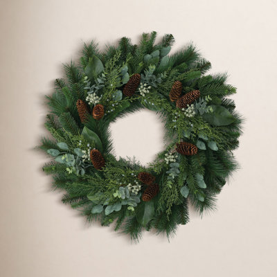Artificial Mix Pine & Eucalyptus Wreath