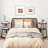 1 Pcs 3-tier Round Side Table With Metal Frame & Adjustable Foot Pads Nightstand-1982751736