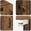 Wall Mounted Cabinets 2 Pcs 69.5 X 34 X 90 Cm-581748173
