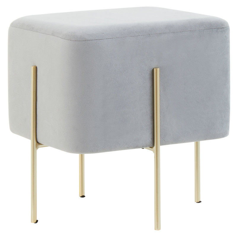 Kaskaskia Stainless Steel Accent Stool