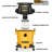 DEWALT 16 Gallon STEALTHSONIC Poly Wet/Dry Vacuum, DXV16P-QTA Noise Reduction Vac, Heavy Duty Shop Vacuum for Jobsite/Workshop, Reduce Motor Noise, Yellow