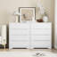 Commode 4 tiroirs Basanti, conception sans main-695738575
