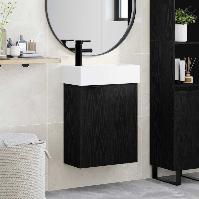455 mm Bathroom Vanity, Black