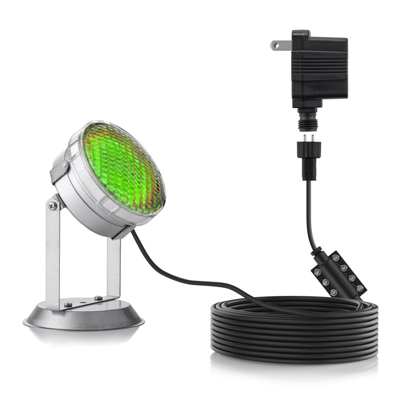 Super Bright Silver No Power Source Required / Manual Integrated LED Well Light