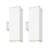 Alvisa 18''H 2-Light Outdoor Wall Light, White Aluminum-1035709243-1048383252