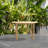 Anautica 4 - Person Eucalyptus Solid Wood Patio Dining Set Umbrella Hole Included Round Table