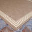Tapis d'intérieur / extérieur brun cacao / naturel tissé à plat Sania-901762764