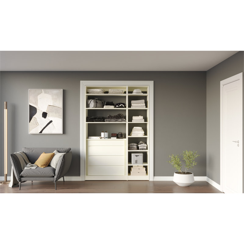 Ensembles de rangement pour garde-robe, Blanc