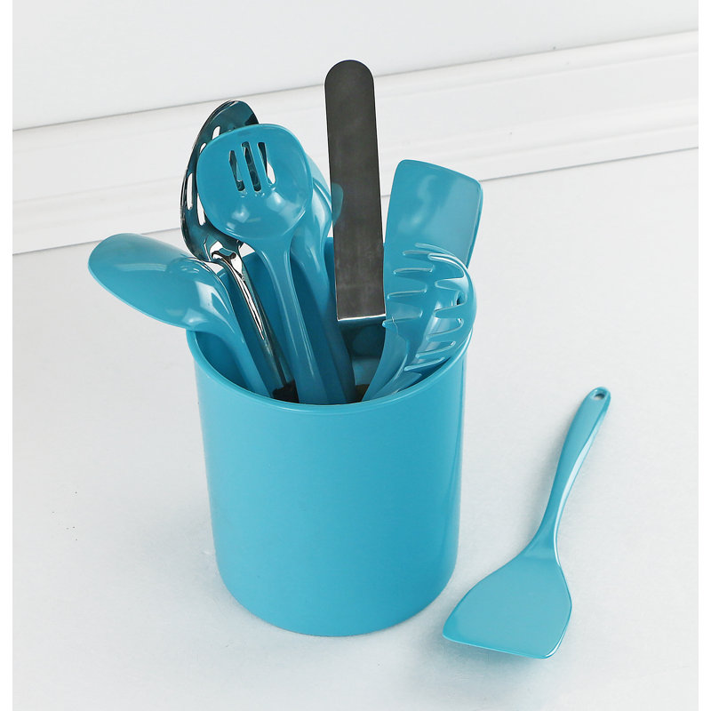 Reston Lloyd Utensil Crock, Turquoise