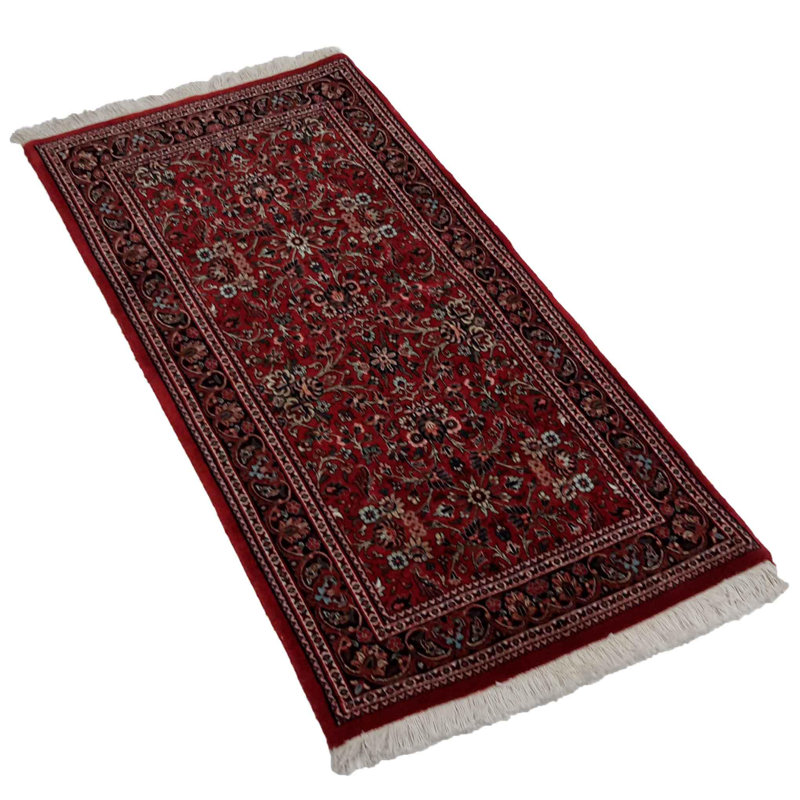 Ovaline Oriental Area Rug in Red