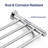 24" Wall Mounted Towel Rack with Shelf