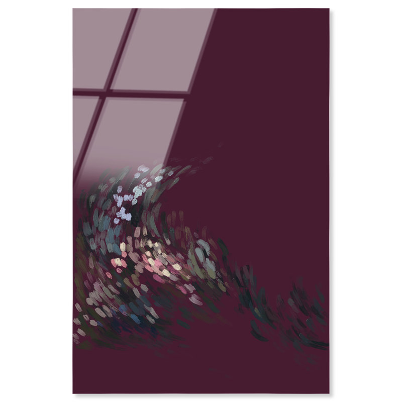 A Spring Wave Print by Oliver Gal, 10"H x 15"W, High-Gloss Acrylic Print