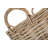 Wicker Rattan Lined Log Basket-108183989