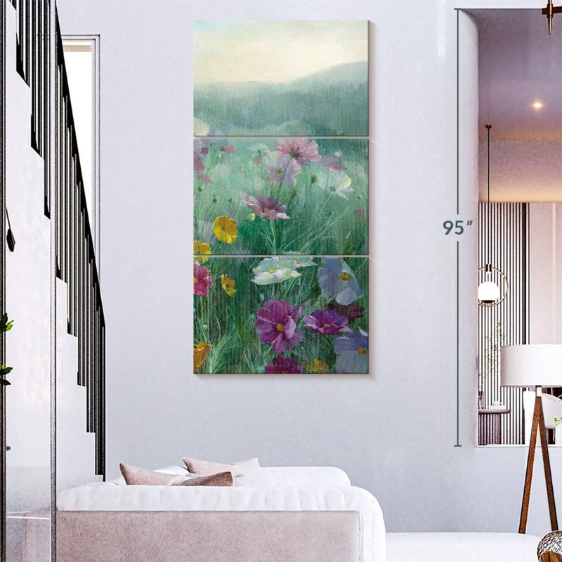 Cosmos At Dawn III, 80" H x 39" W