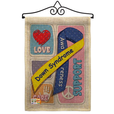 Double Sided 18.5'' H x 13'' W Polyester Garden Flag