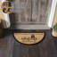 Tapis festif demi-cercle 16,5 x 33 po