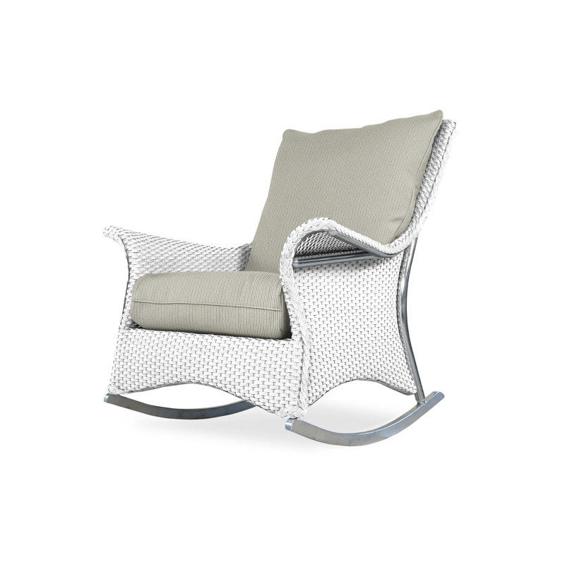 Mandalay Outdoor Chair, White, Demo Oatmeal