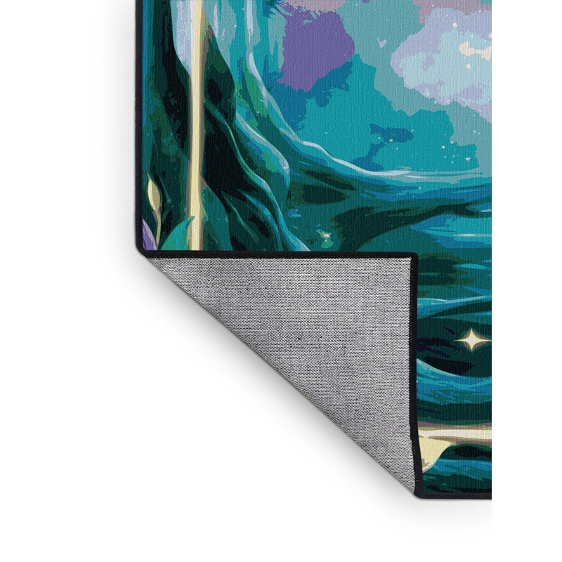 Tapis Twilight Branches, Rectangulaire 2 pi x 3 pi