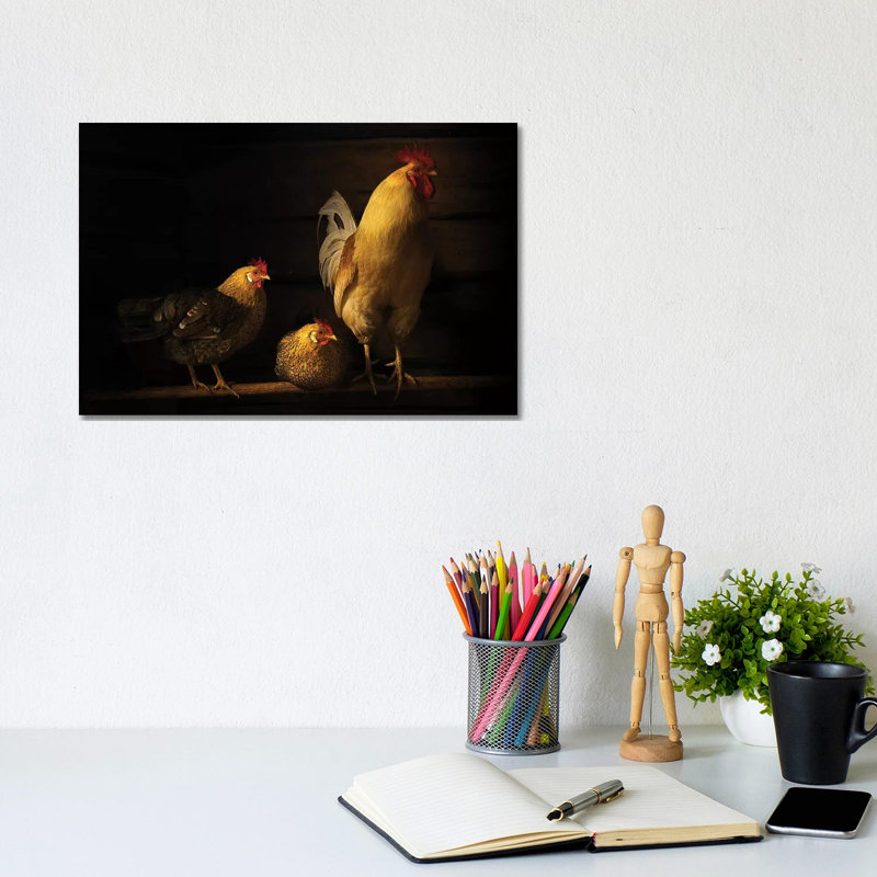 Farm Animals by Lars Anker-Rasch - Wrapped Canvas Gallery-Wrapped Canvas Giclée, 20.32 cm H x 30.48 cm W