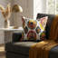 Coussin décoratif en lin fait à la main Baudi-429162336