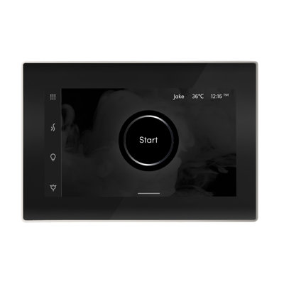 iSteamX Steam Shower Control and Steamhead