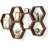 6 Piece Hexagon Accent Shelf
