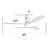 52 Inch Indoor Outdoor Ceiling Fan Solid Wood Fan Blade Noiseless Reversible Motor Remote Control With Light