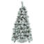 Arbre de Noël enneigé épinette 6 pi avec pommes de pin, arbre de Noël artificiel avec 403 pointes de branches, branches mixtes en PE et PVC, 250 lumières DEL multicolores, 11 modes de clignotants, décorations des Fêtes