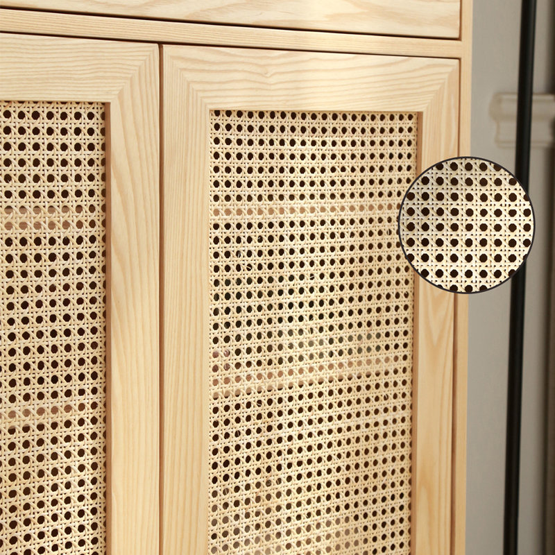 Solid wood furniture storage shoe cabinet