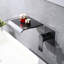 Robinet de lavabo de salle de bain mural à poignée simple avec valve brute-119204581