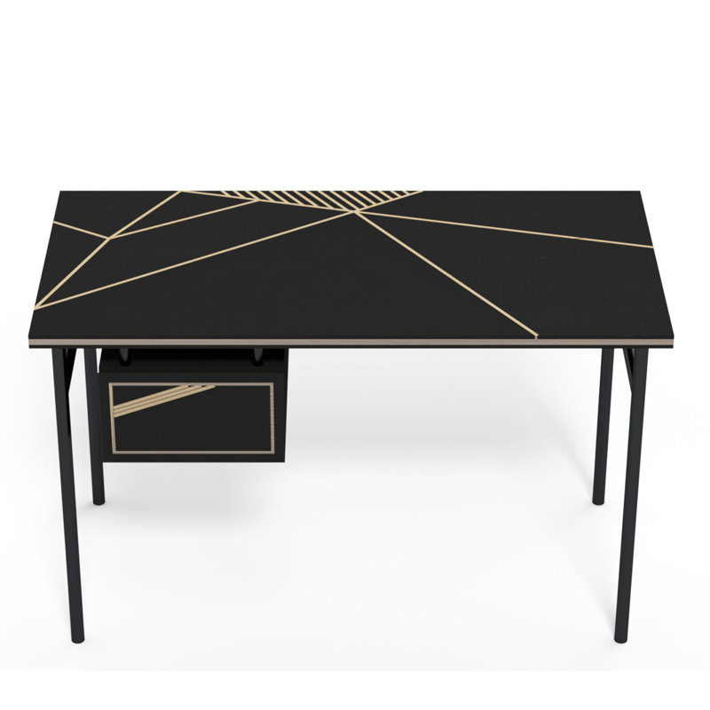 Aurelle Metal Base Writing Desk
