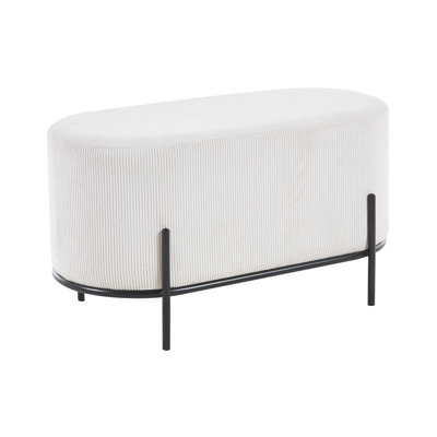 Akua 80cm Wide Oval Footstool Ottoman