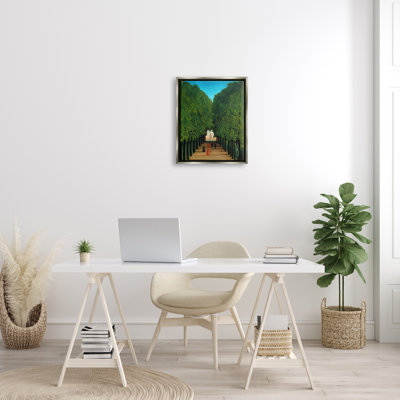 «Avenue in Park at Saint Cloud» par Henri Rousseau - peinture sur toile tendue