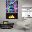 «Bunny Vr Headset» par Rey Klimt, art mural en verre acrylique-509708907